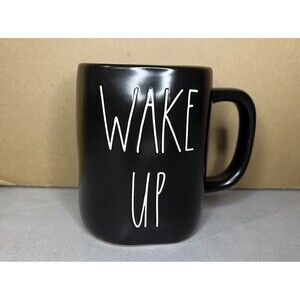 Rae Dunn by Magenta WAKE UP Black Coffee Tea Cocoa Mug Cup